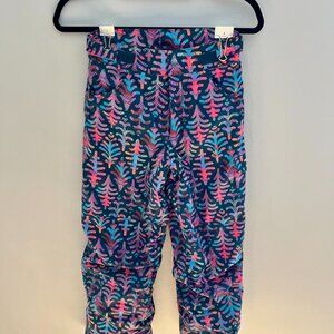 Columbia Snowpants Girls Size M Colorful Adjustable Waist Pink